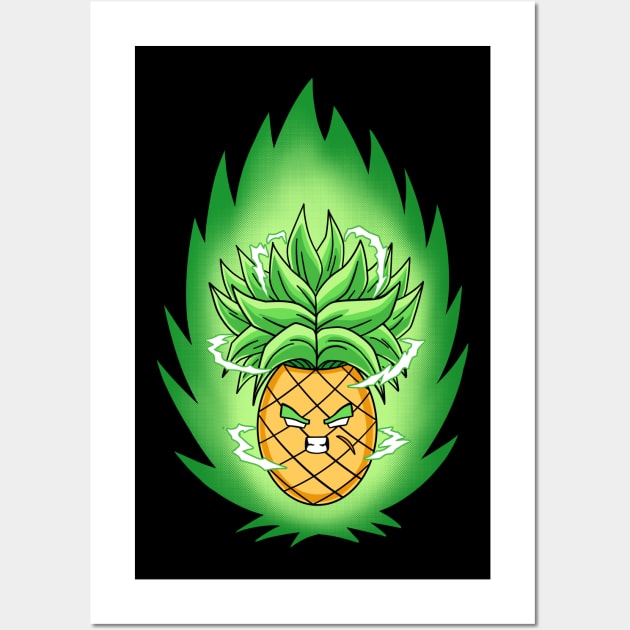 Legendary Pineapple Wall Art by zemluke